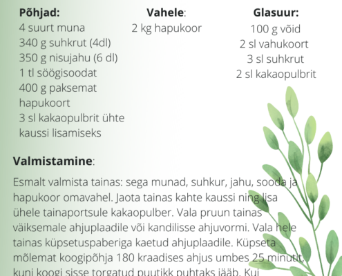 Green Simple Hello April Flyer